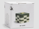 Petit bocal carré vert I &k Amsterdam